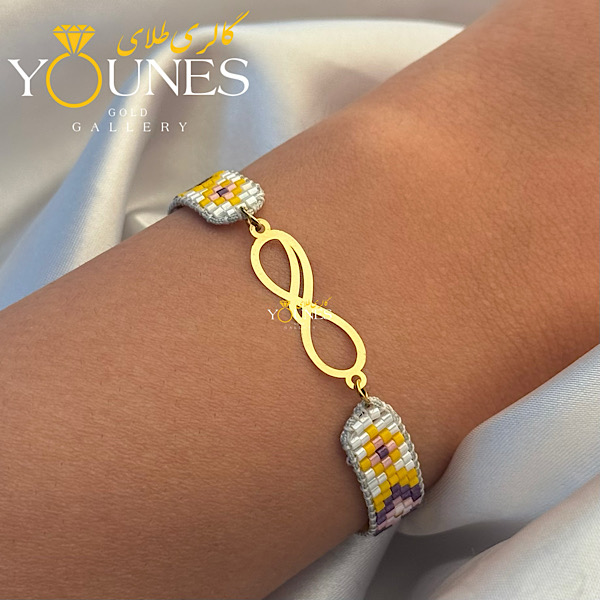 دستبند میوکی اینفینیتی دولاین طلا